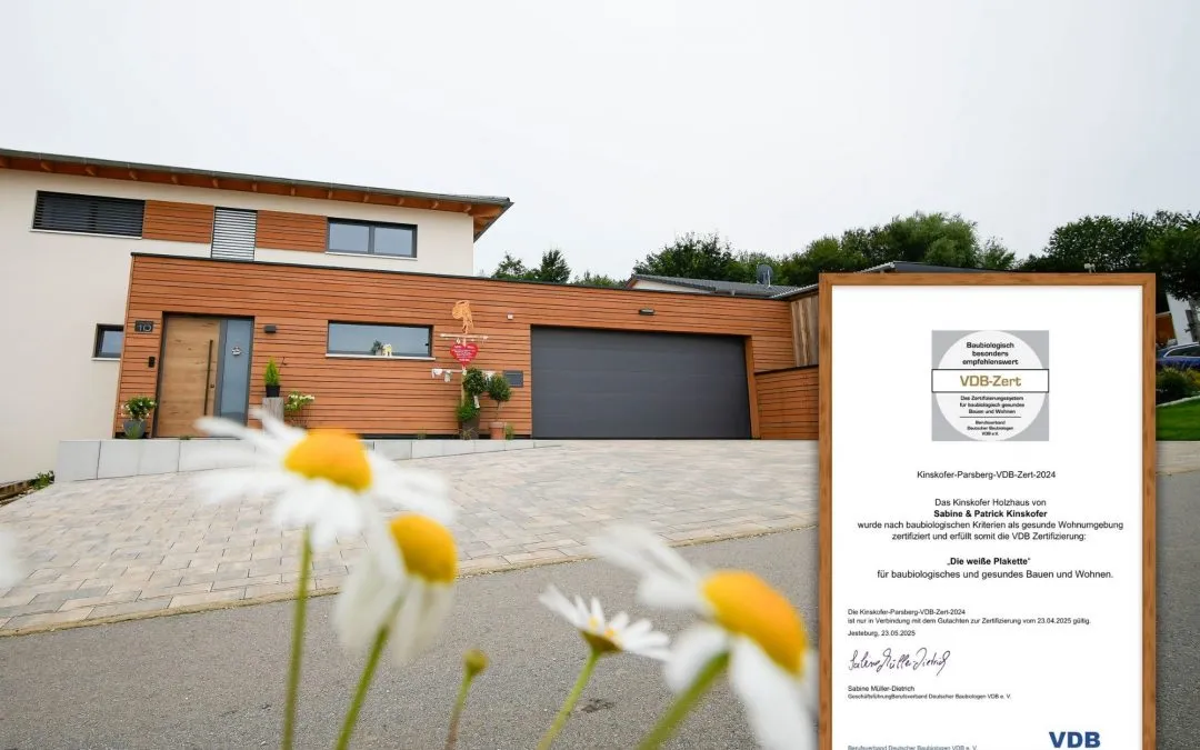 Top ausgezeichnet! Weiße Plakette für Kinskofer